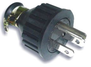 3P DIY橡膠公插頭  |產品介紹|電工材料|插座、轉換器