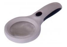 手持放大鏡｜8LED帶驗鈔防滑手柄的手持放大鏡