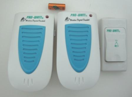 雙門鈴單按鍵無線門鈴｜315MHz 無線安裝設計與 32 首鈴聲切換的門鈴