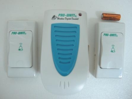 雙按鍵 無線門鈴｜315MHz 雙按鍵設計與 32 首鈴聲切換的無線門鈴