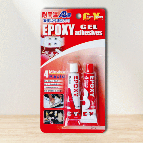 4分鐘耐高溫AB膠 24g｜快速硬化、防水、耐高溫黏合劑