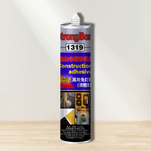 StrongBon萬用免釘膠320g｜高強度建材結構黏合填縫可上漆