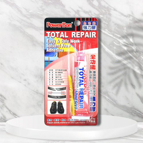 PowerBon具彈性全功能透明強力膠 20ml｜透明強力修補黏合密封防水